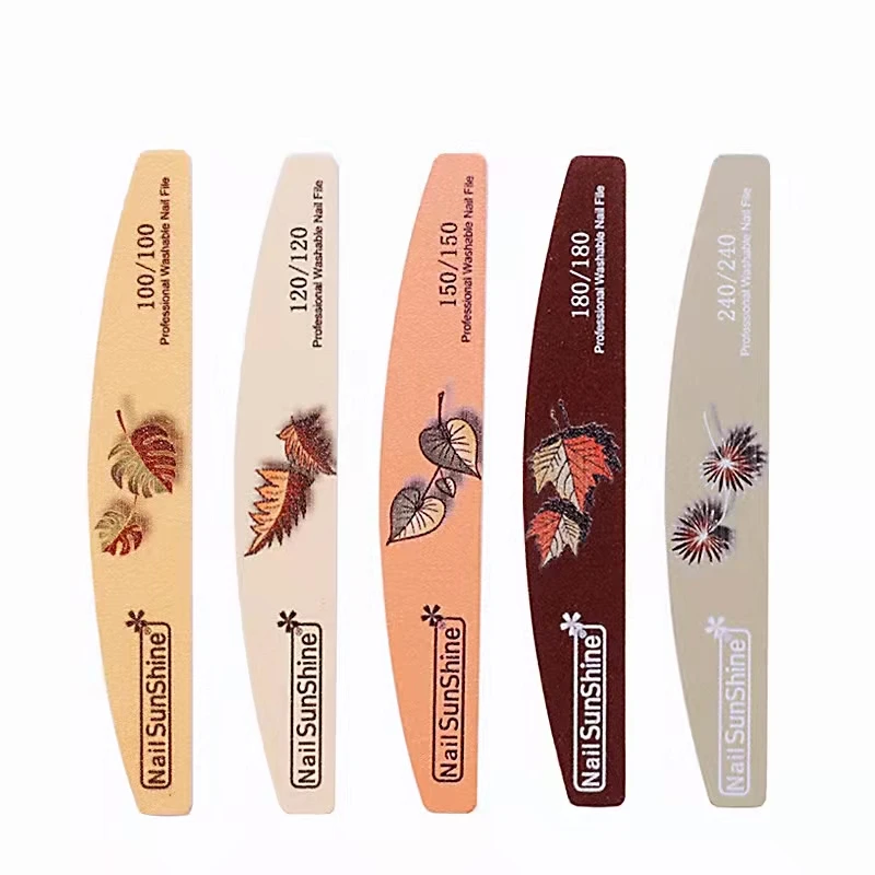 

Private Label Custom Printed Nail fFiles 100 100 Reusable Nail File Professional Manicure Tools