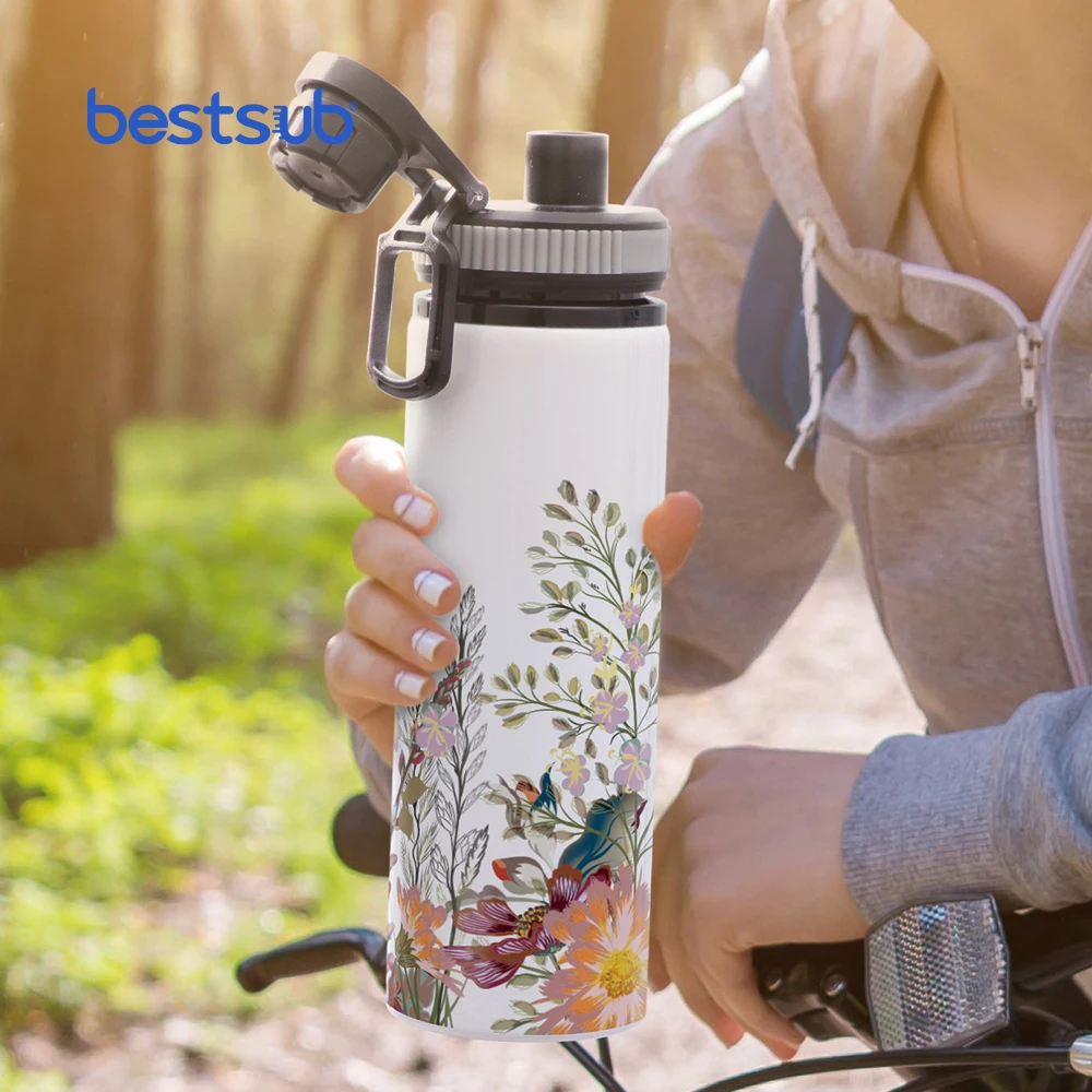 

Bestsub 28oz  Sublimation Blanks Water Bottle with Custom logo Sublimation Travel Mug