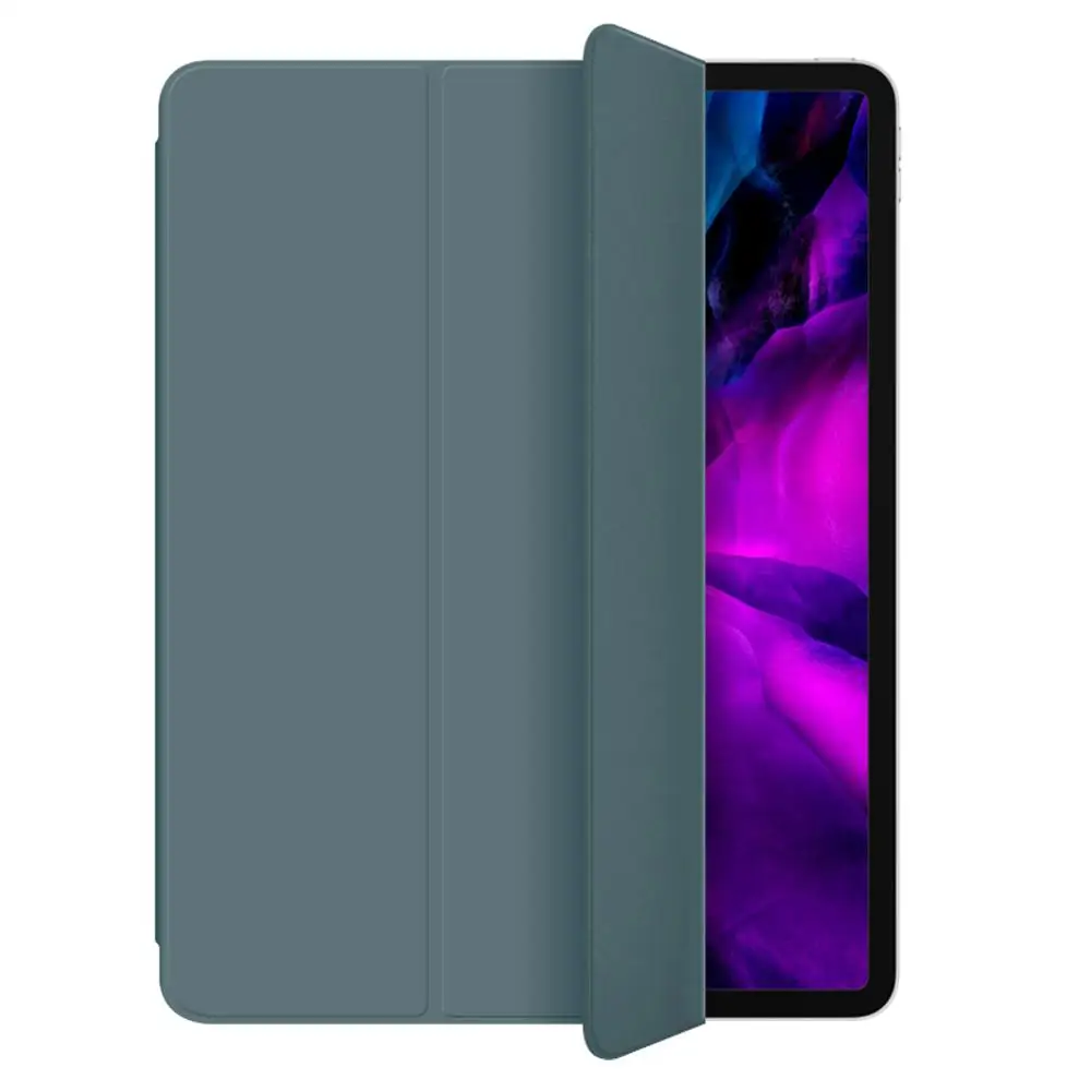 

Three Fold Leather Smart Cover Case with Pencil Holder Case for Apple iPad Pro 11 2020