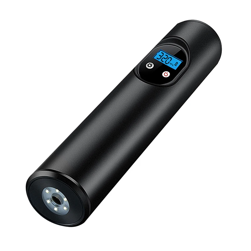 

Mini Tire Air Pump Wireless Electric Bicycle Air Pump for Inflatables 12V Tyre Pump Car Inflators for Car Bike Ball, Black