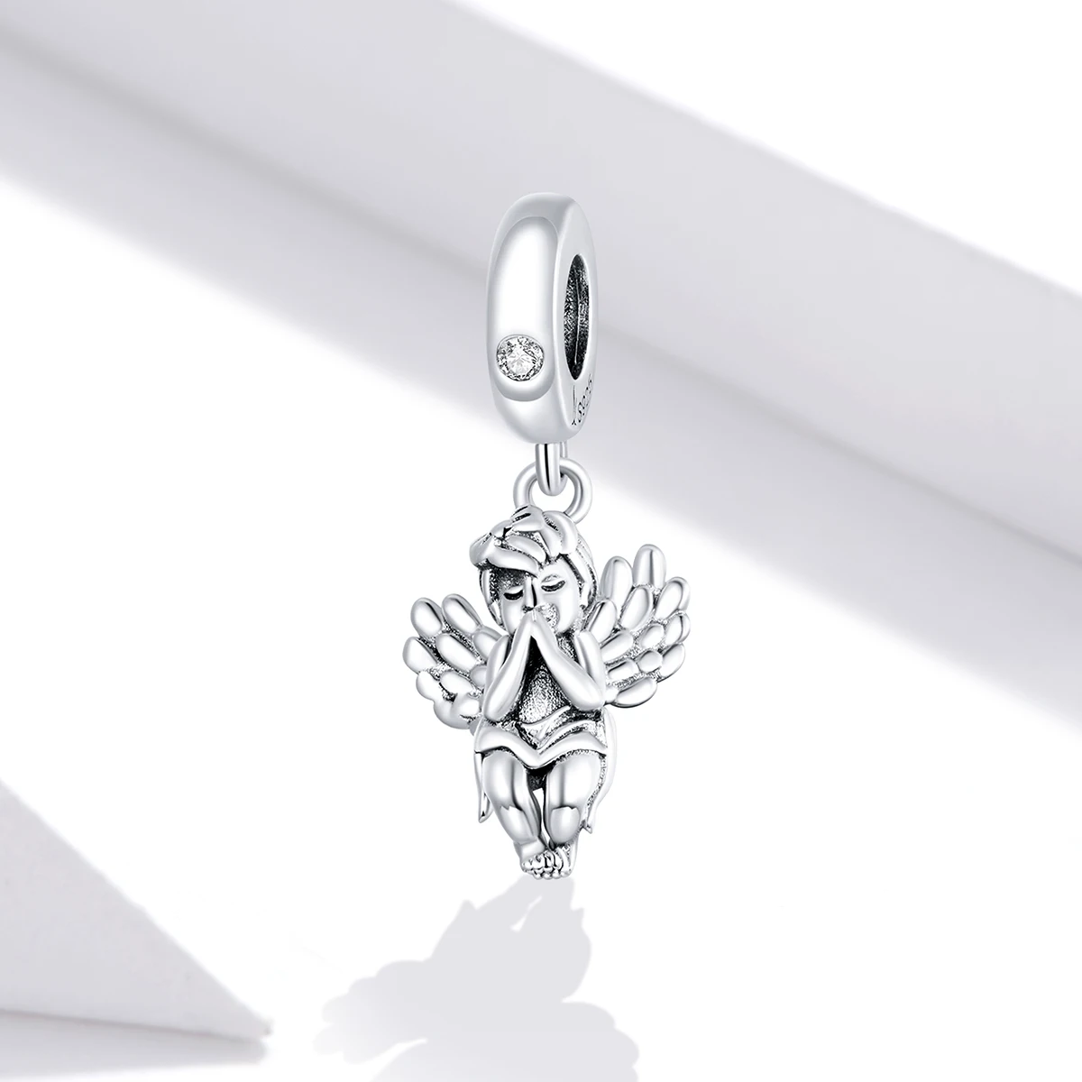

Beautiful 925 Sterling Silver Little Angel Bangle Bracelet Charms