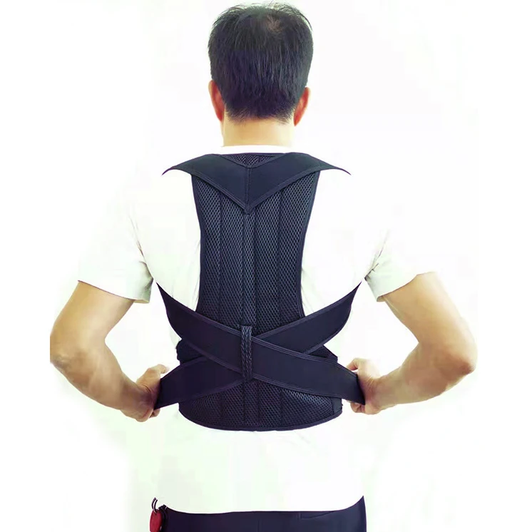 

The New Back Brace Posture Corrector for Women Men Corset Provides Lumbar Shoulders Support Corrects back posture corrector belt