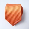 Fashion accessory custom woven orange tie private label tie