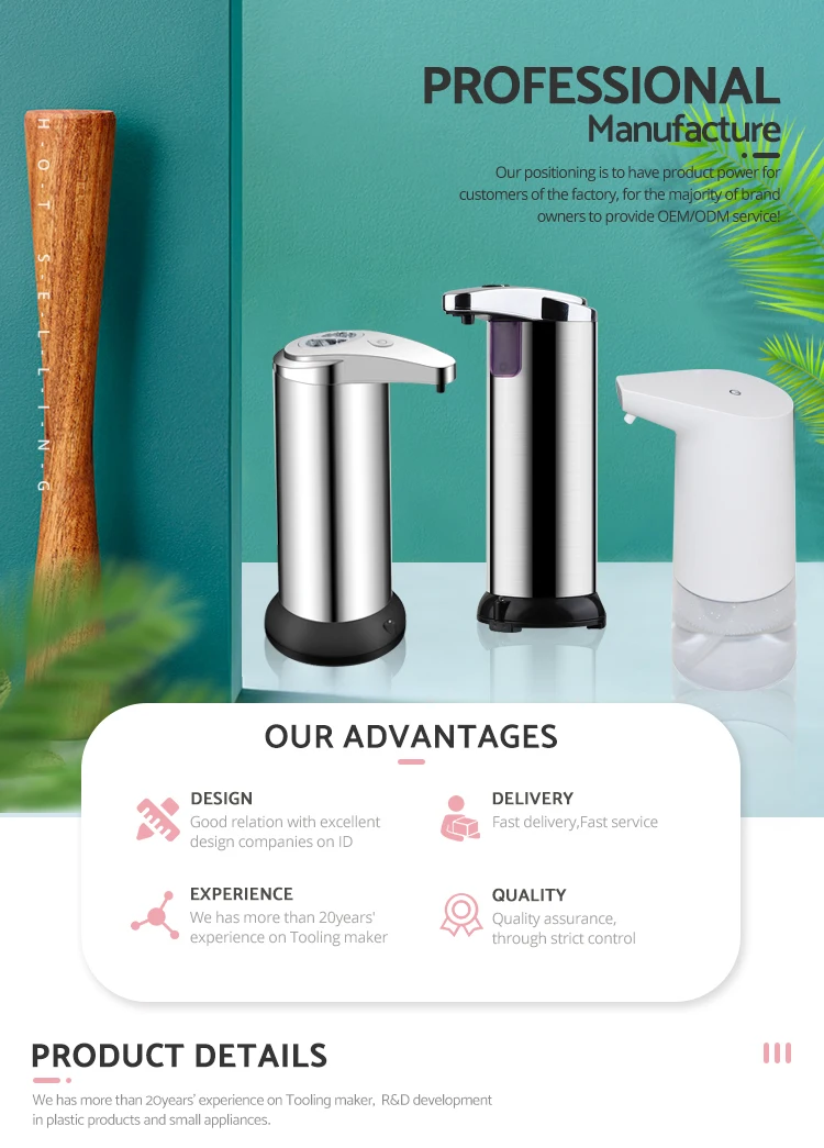 Standing Touchless Automatic Hand Free Sensor Sanitizer Soap Foamer