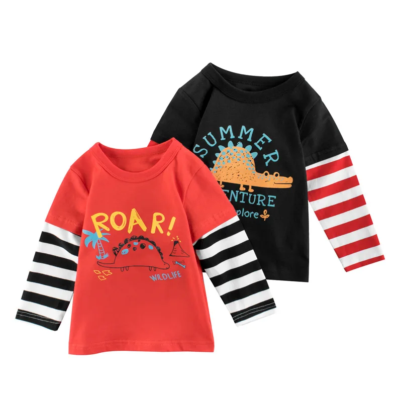 

2021 Wholesale Kids Wear Children Baby Boys Two Pieces Pieces Clothes T-Shirt