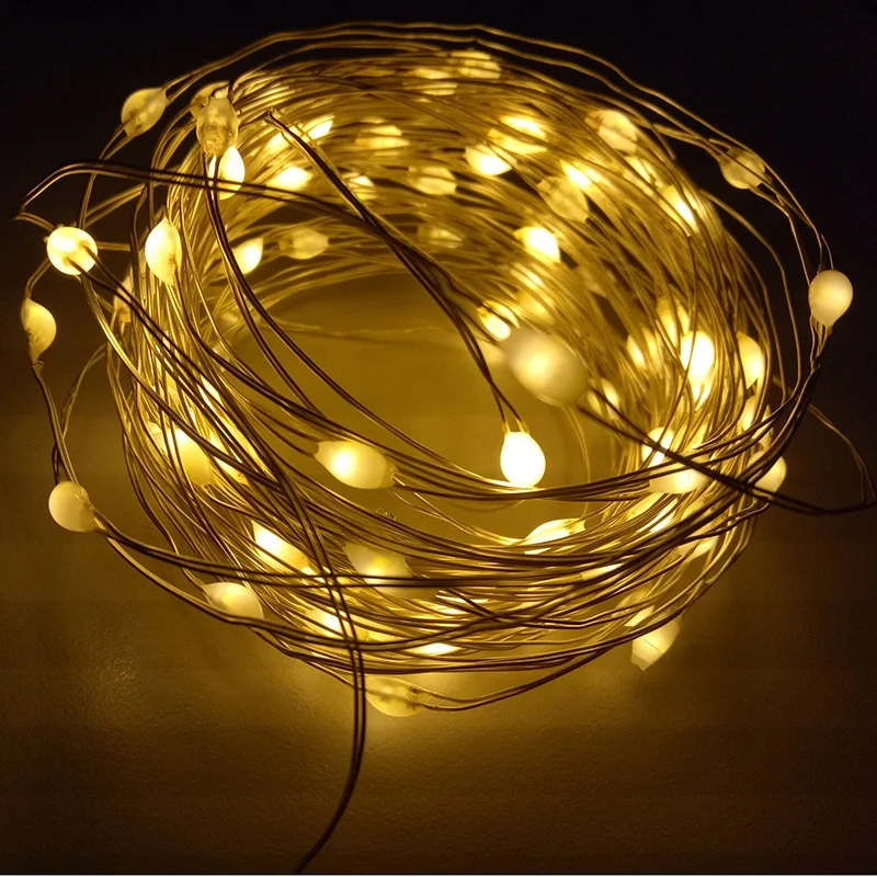 Christmas copper wire light indoor and outdoor 3D WRGB 11 Functions Remote string light