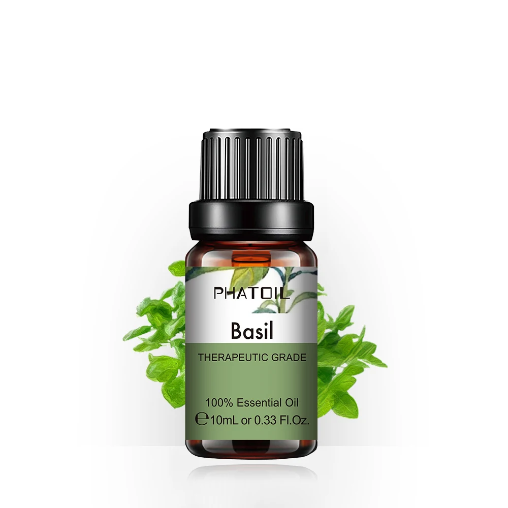 

10ML Basil Essential Oil Wholesale 100% Pure Plant Essential Oil For Aroma Diffuser