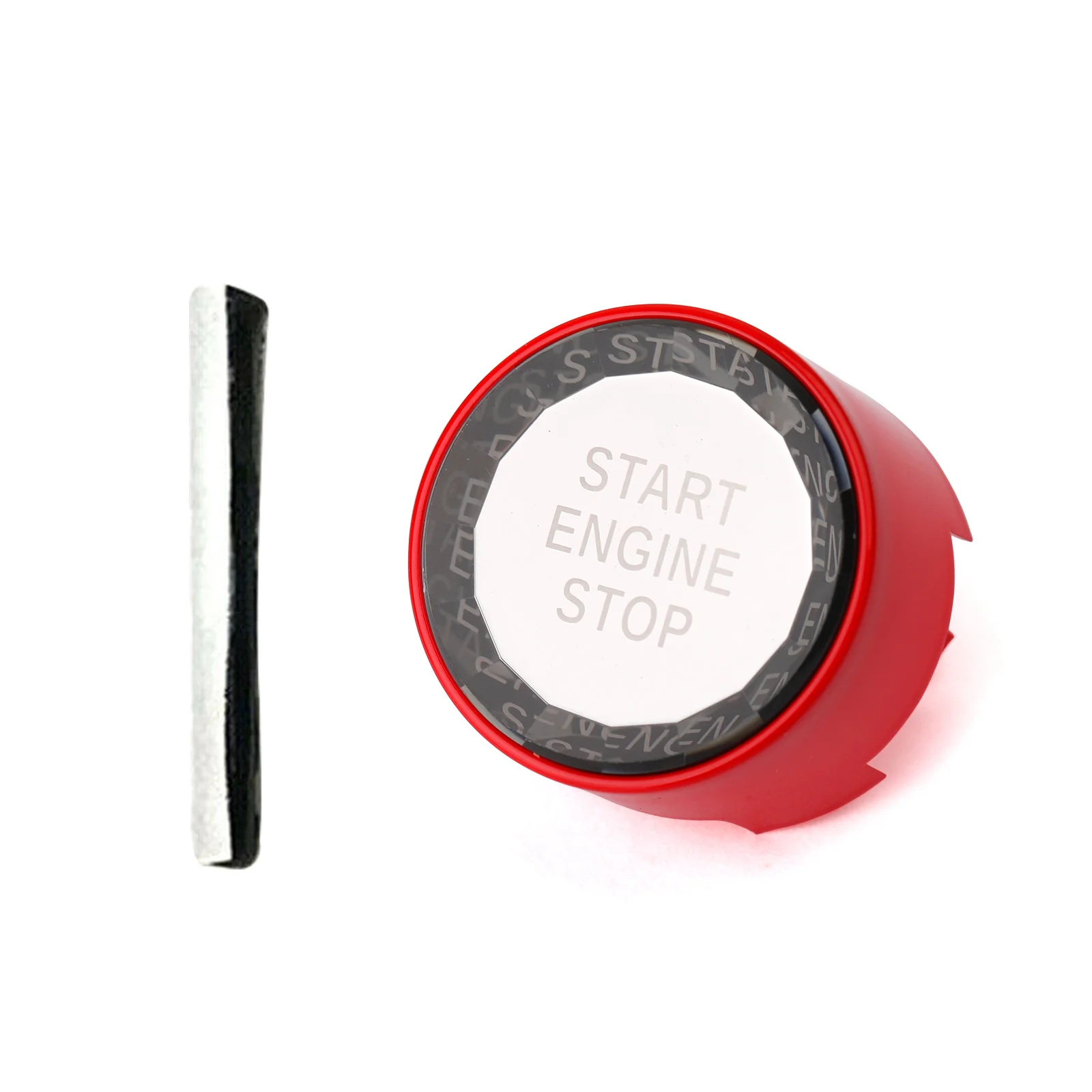 

Areyourshop Red Engine Start Stop Switch Button Cover OFF For BMW F Chassis F30 F10 Crystal, As the picture shows