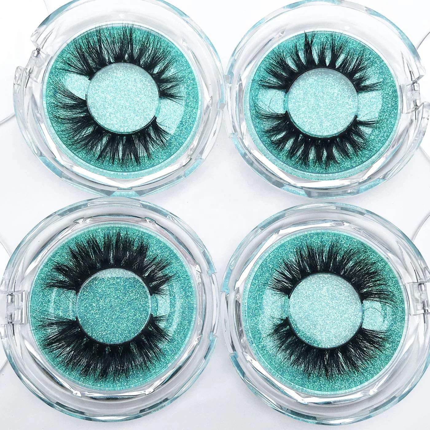 

Handmade Eyelashes Extension Makeup Soft Thick Lashes Reusable Black mink lashes