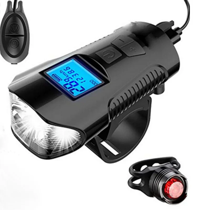 

Summer Time 2021 Front Light Led USB Rechargeable MTB Cycle Lights Induction T6 Bicycle Bike Light Set