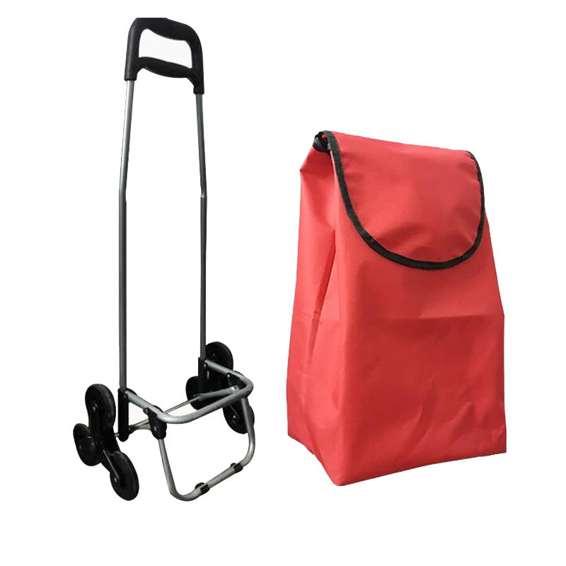 Shopping Trolley Bag Portable Foldable Tote Bag Shopping Cart Grocery