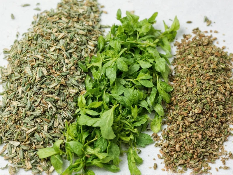 Dried to Fresh Herbs Conversion: Essential Ratio Guide