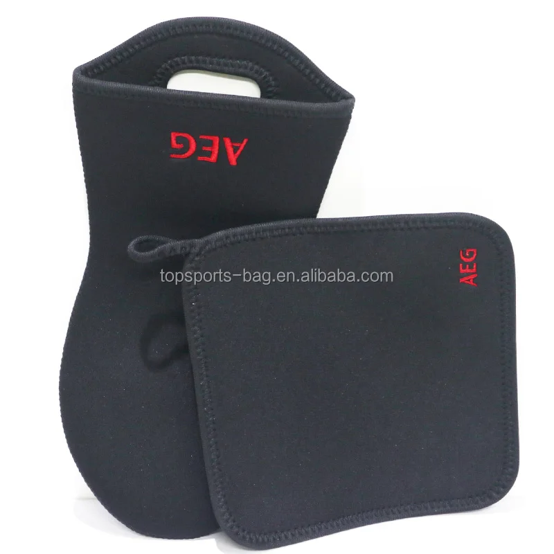 

Women's Day Kitchen Gift Non-slip Neoprene Pot Holder and Oven Mitts Set