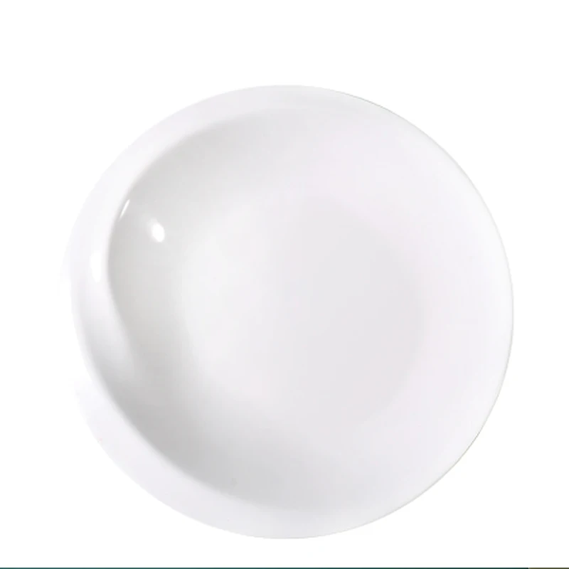 

8 10 12 Inch Customized Dinner Plates Cheap White Dinner Plate For Restaurant Wholesale Stock Cheap Bulk Dinner Plates