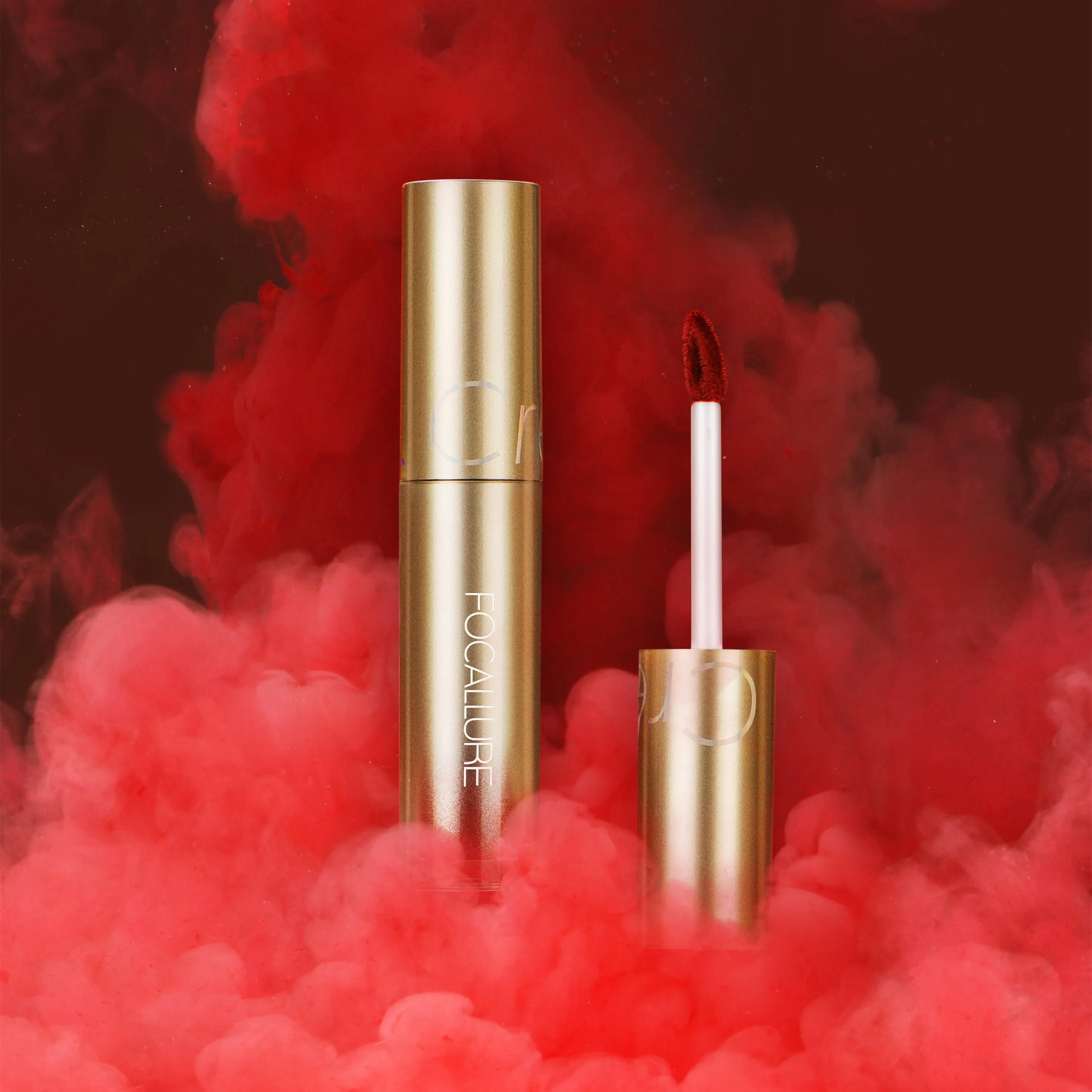 

FOCALLURE Wholesale New Fashion Beauty Cosmetics Own Style Air Mist Lip Cream Velvet Matte Silky-Smooth Lady Waterproof Lipstick, 21 colors