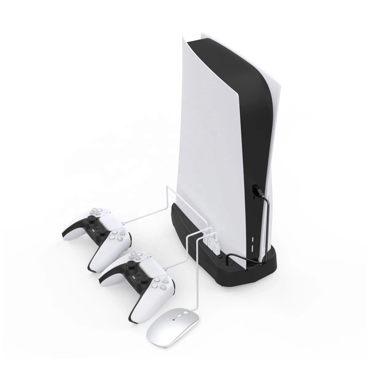 

2021 Mulitfunctional Cooling Fan Stand for PS5 Console with HUB USB Suitable for PS5 Digital Disk Version