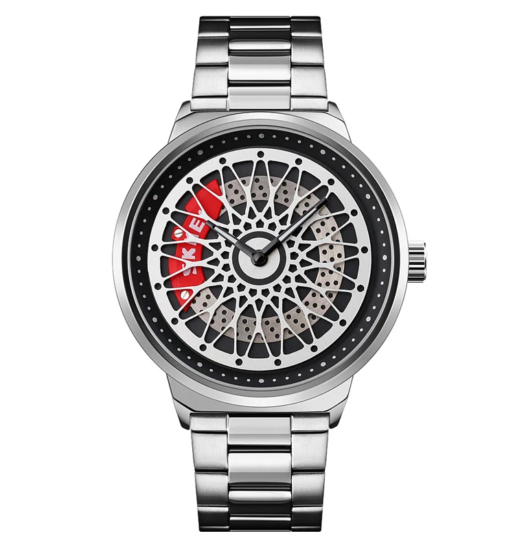 

SKMEI 9217 Wheel Sport Car Rim Watches Waterproof Creative 2020 Watch Man Wrist Watch