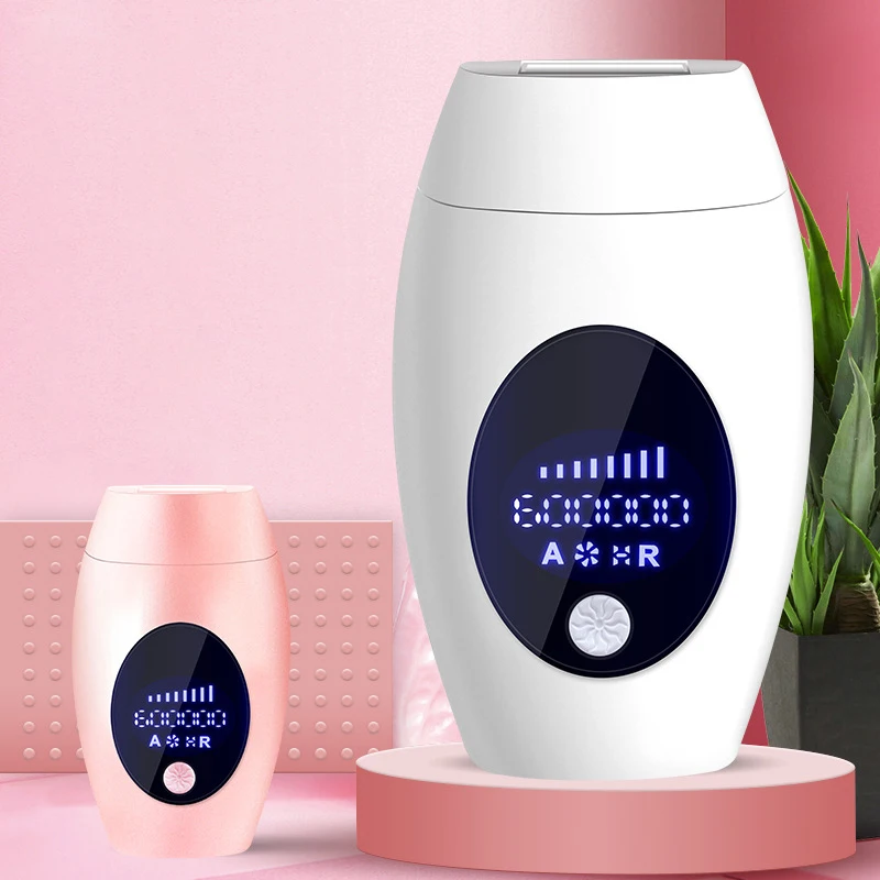 

Portable Best Professional Mini Home Ipl Laser Hair Removal Remover For Skin Beauty Machine, White,pink