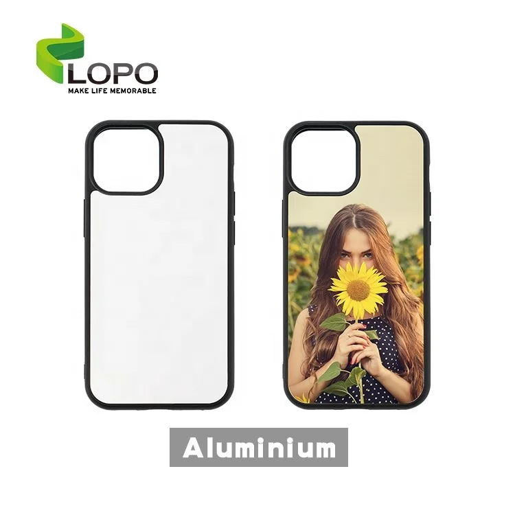 

Lopo Sublimation Phone Case 2D Sublimation Black TPU Case with Aluminium Insert for iPhone XS XR MAX 11 12 13 PRO, Black, white, transparent