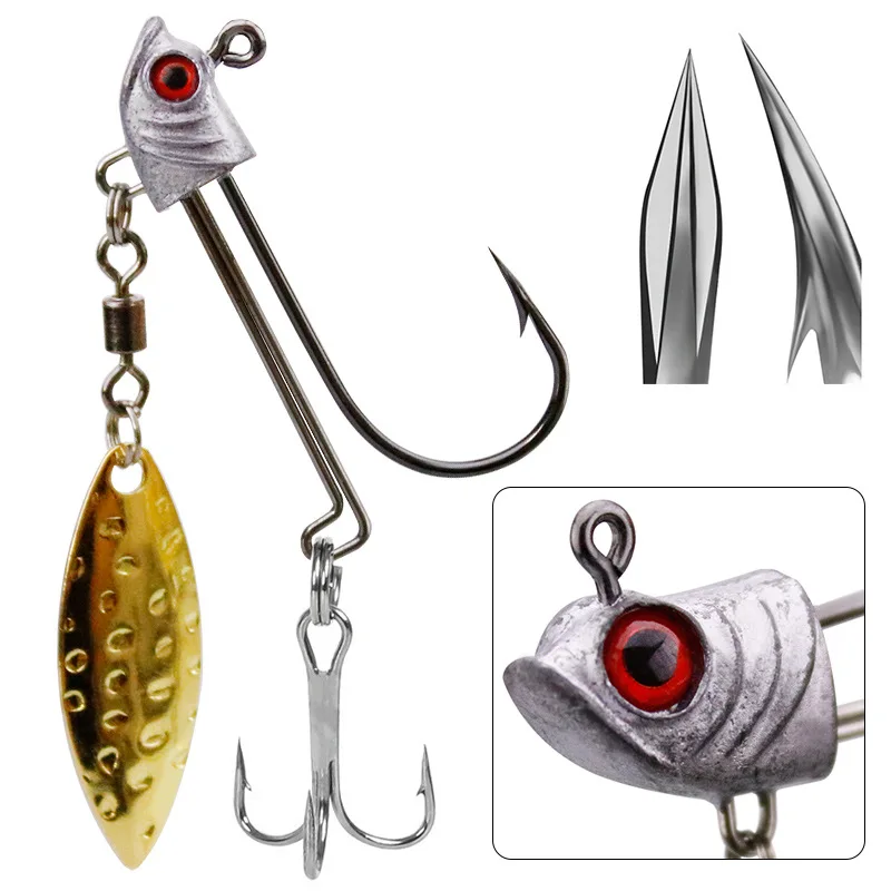 

Jigging hook Fishing Hooks stainless steel Fish hooks, Silver