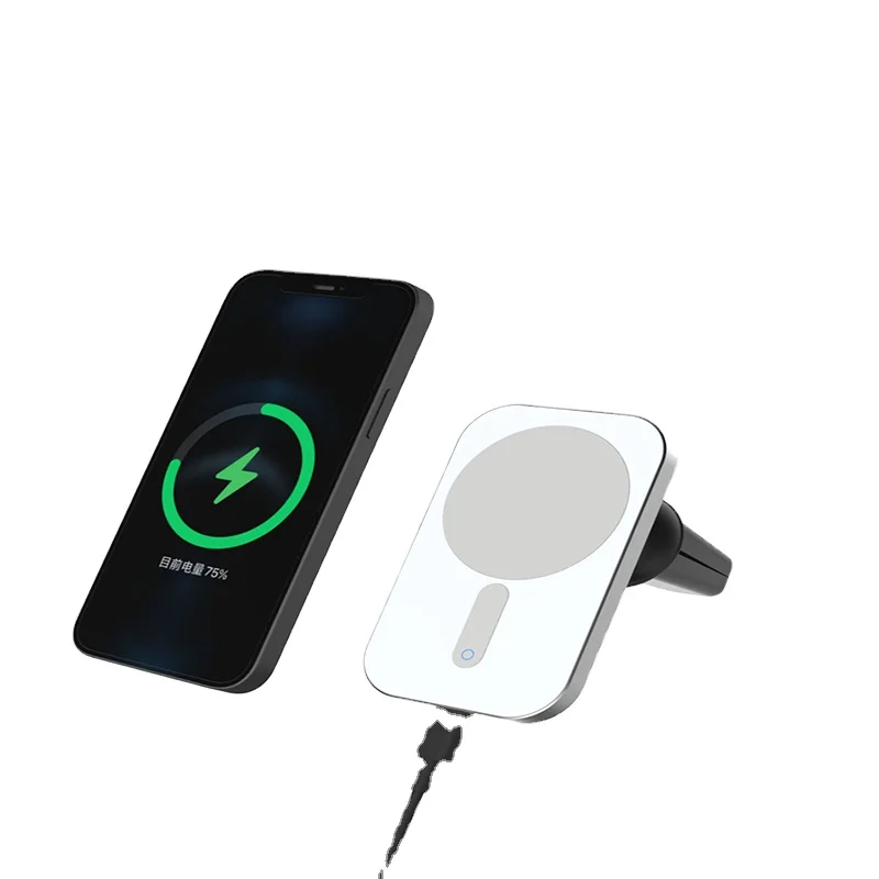 

Fast Charge Wireless Magnetic Charging Car Charger alloy car wireless charger for iphone13 car vent wireless charger