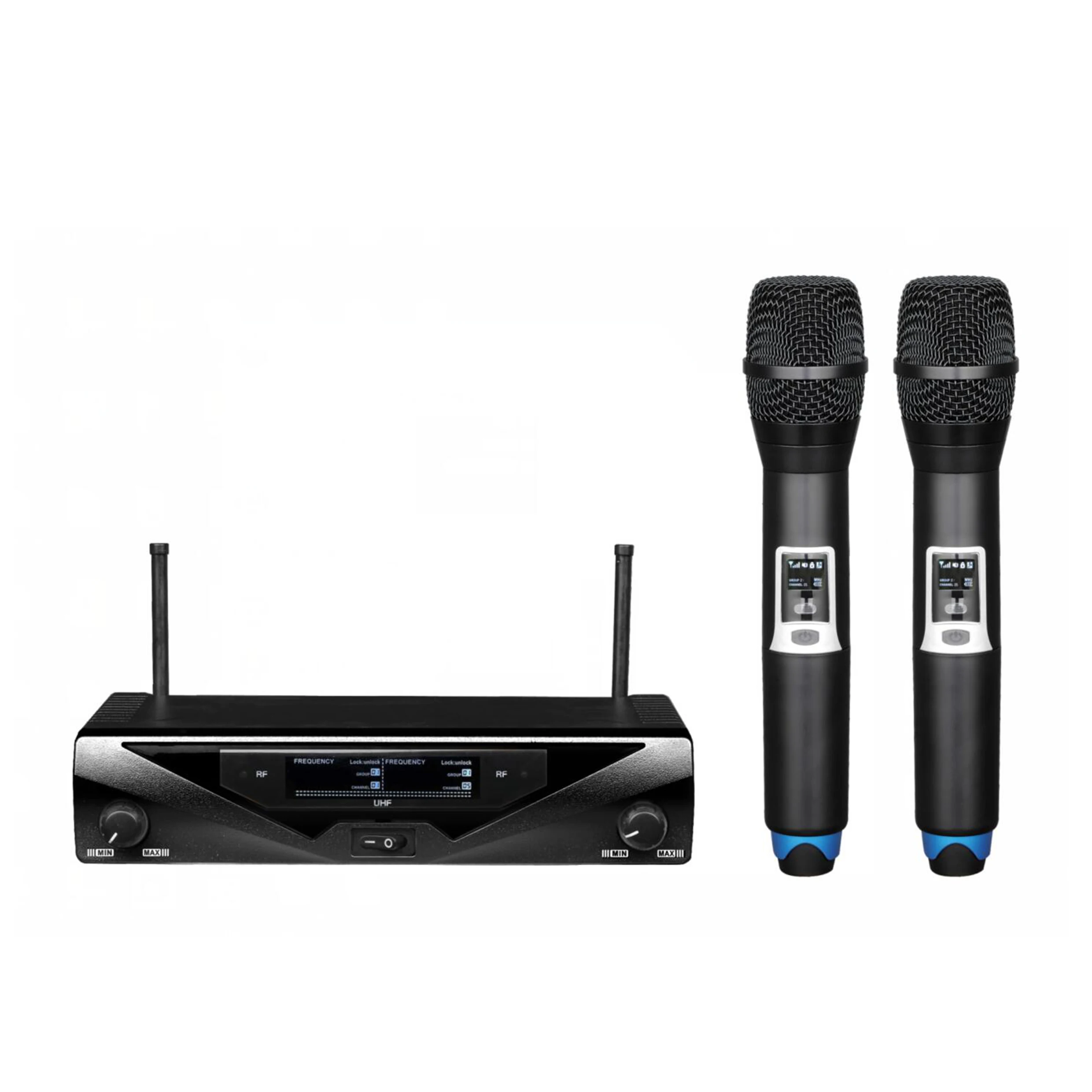 

Accuracy Pro Audio UHF-271B Wireless Mic Handheld Microphone For Karaoke And Stage Performance, Black