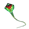 WHS manufacturer adult outdoor easy flying toys large animal designs 31m huge long tail 3d snake shape high quality ripstop kite