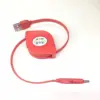 2 In 1 Retractable Data Charge Cable Micro USB Cable For Android