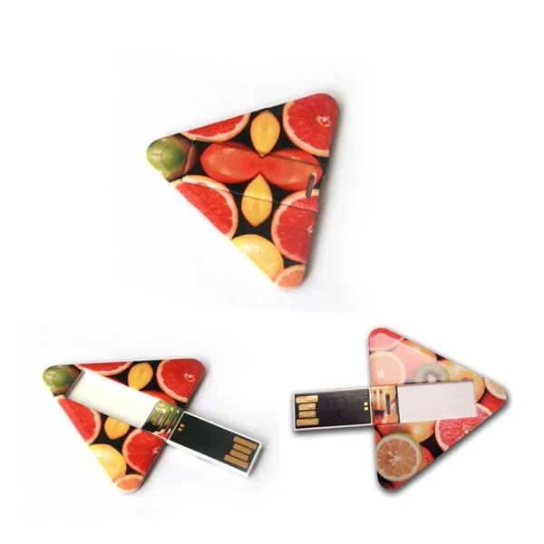 

2020 Hot Triangle Shape Usb Memory Card Pen drive 16GB 32GB