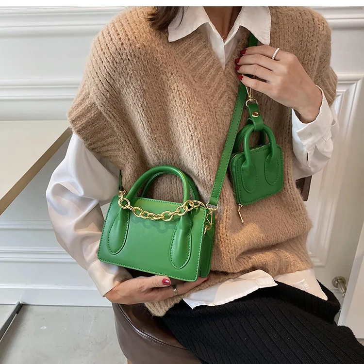 

HD36-005 china manufacturers luxury bag for women handbag set with wallet, 5 colors