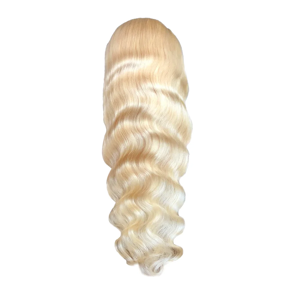 

613 Blonde Transparent Lace Front Wig 100 Unprocessed Virgin Brazilian Body Wave Human Hair 13x4 Lace Frontal Wig Pre Plucked