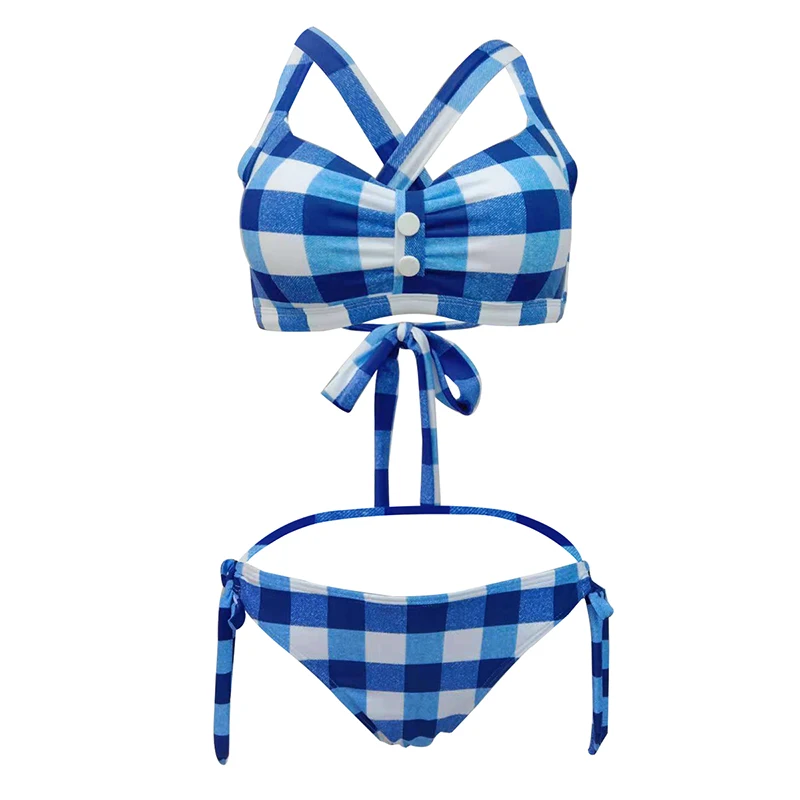 

Wholesale Custom Designer Summer Print Bikini Sexy Triangle Swimsuits For Women, Picture