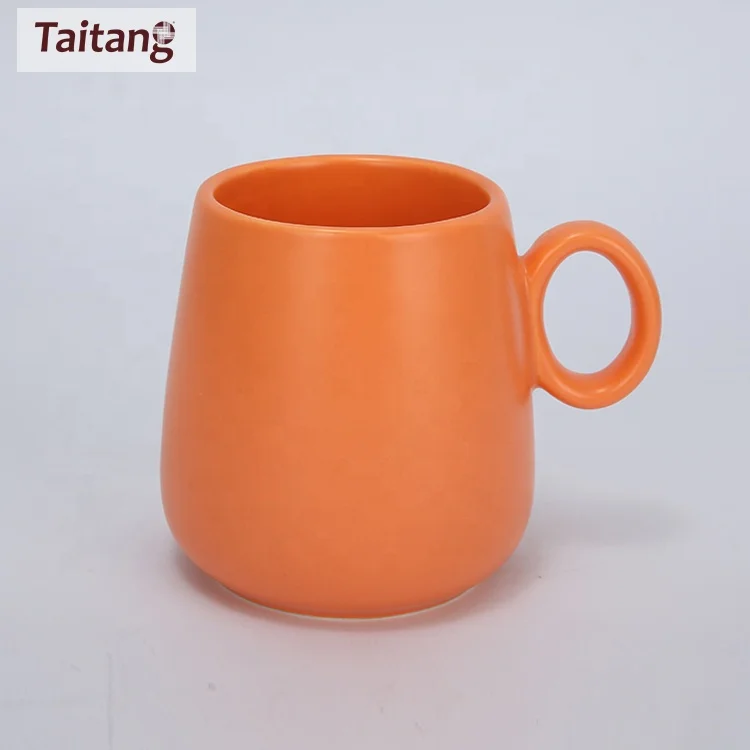 Coffee Mugs For Customize, Elegant Solid Color Ceramic Coffee Mug