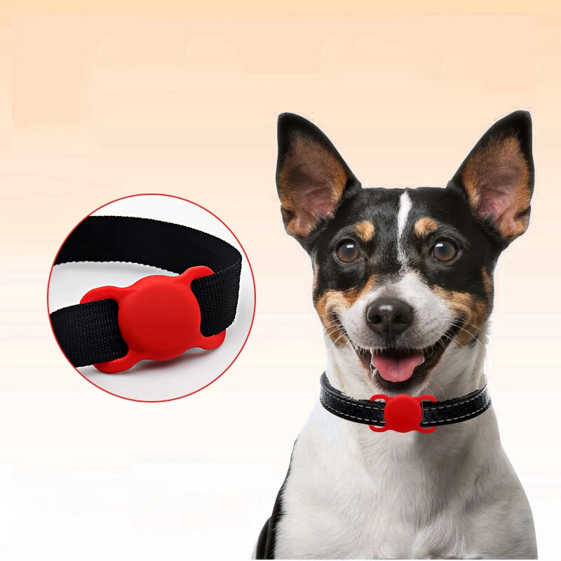 

Silicone Protective Cover New Anti-lost Pet Case for Airtag Case with Clip Holder for Airtag Case Silicone for Dog Collar, 13 colors