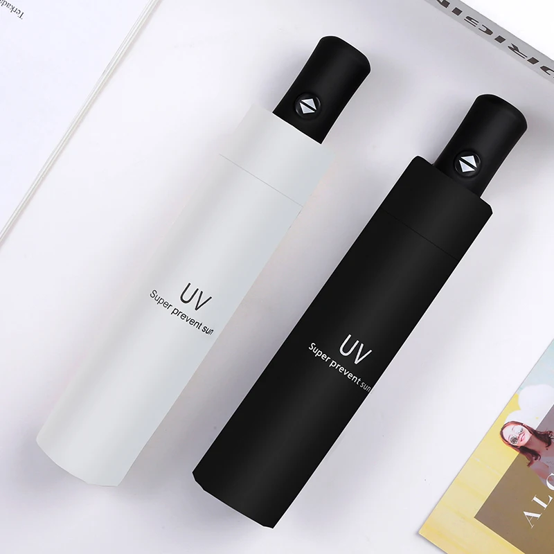 

Creative Solid Color custom Umbrella Portable Folding Umbrella wholesale