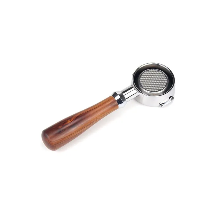 

Stainless Steel Espresso Coffee Machine Handle Bottomless Filter