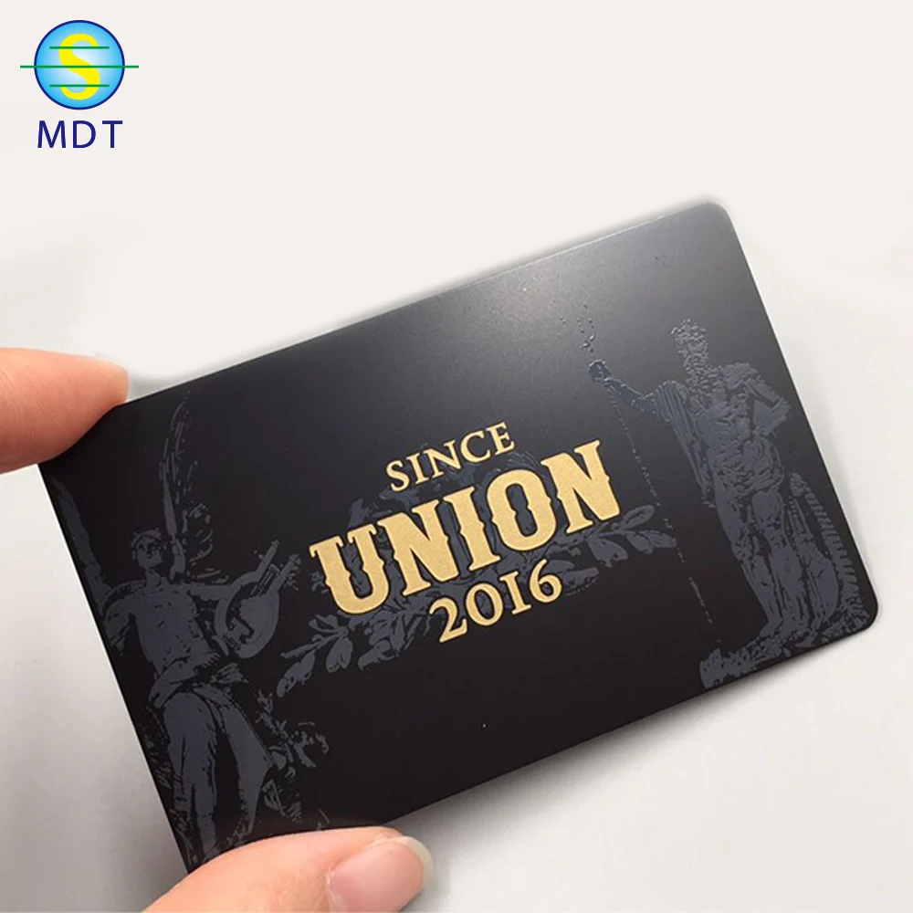 DU credit card metal stainless