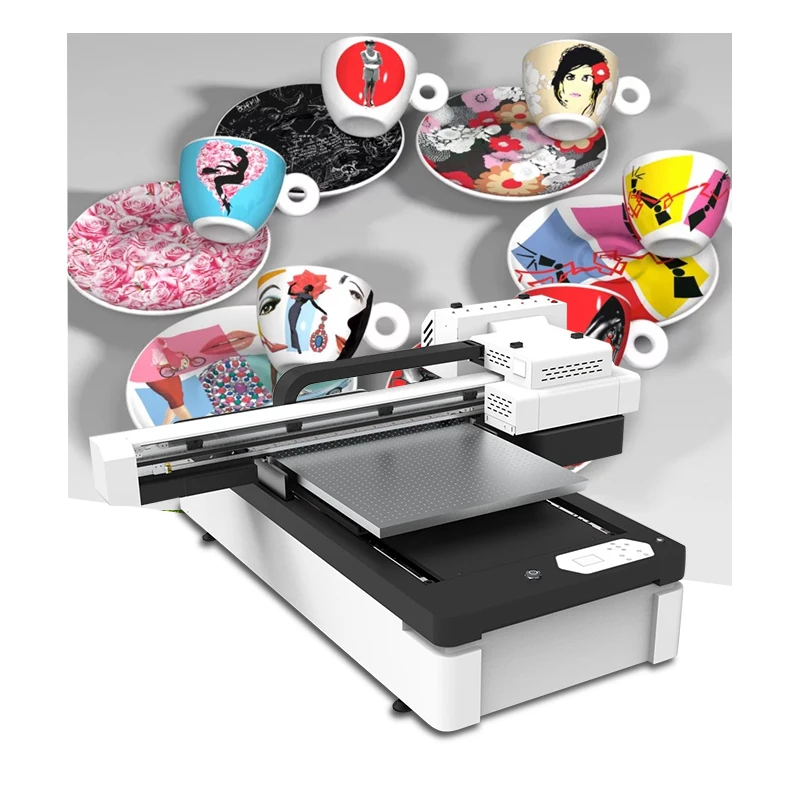 Cheap price xp600 printhead LED light Small UV flatbed printer 6090