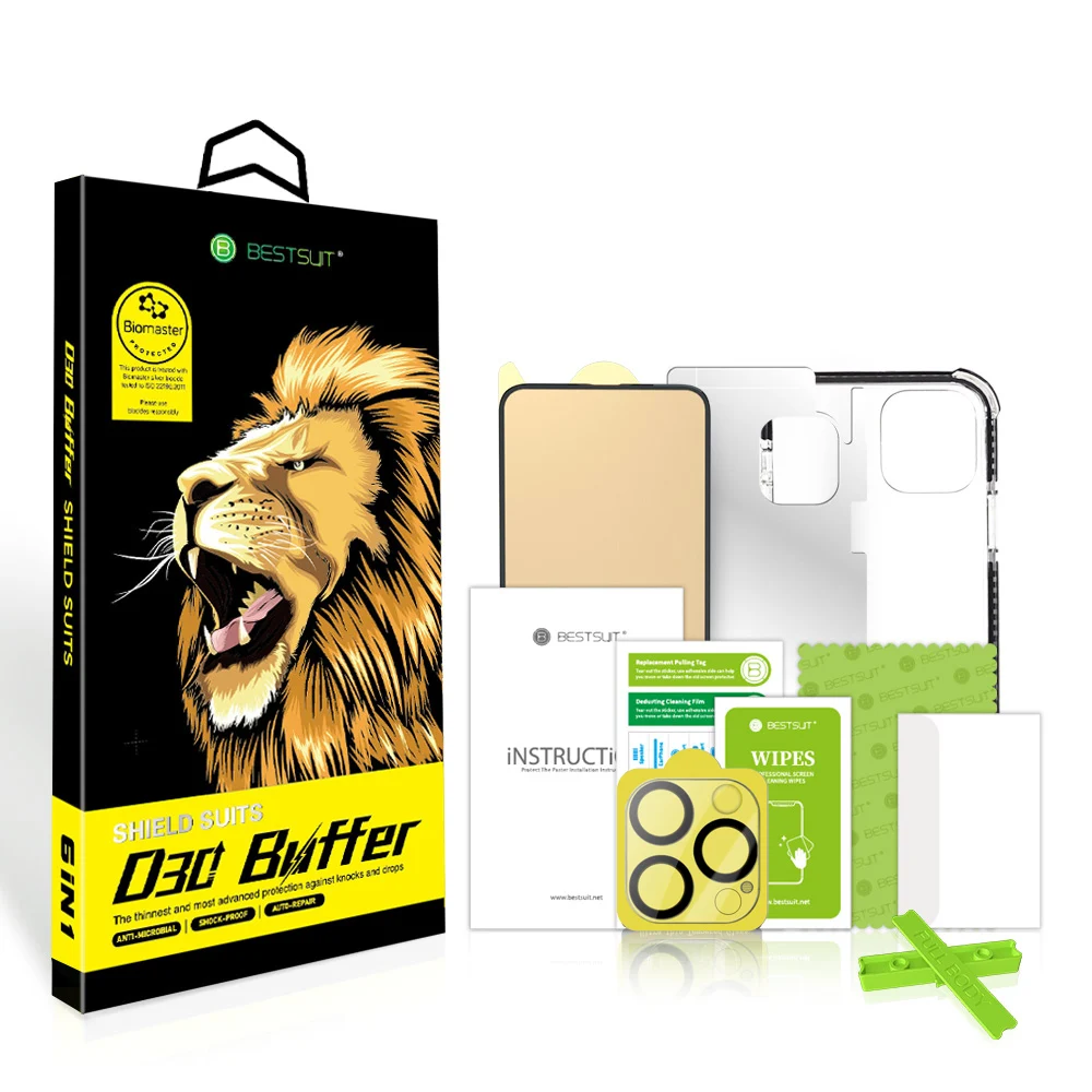

Highly Durable D30 Buffer Screen Film Nano Flexible Tempered Glass Screen Protector for iPhone 13