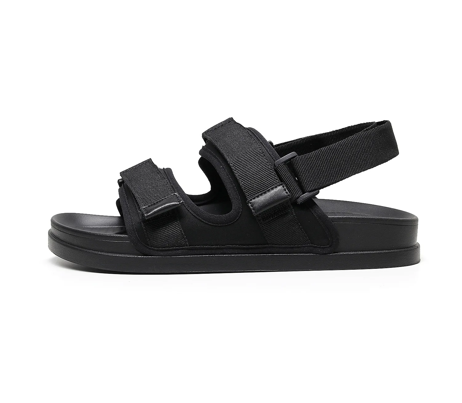 

Custom new fashion double belt slippers men lightweight anti slip slides men casual comfort men slippers, Customized color