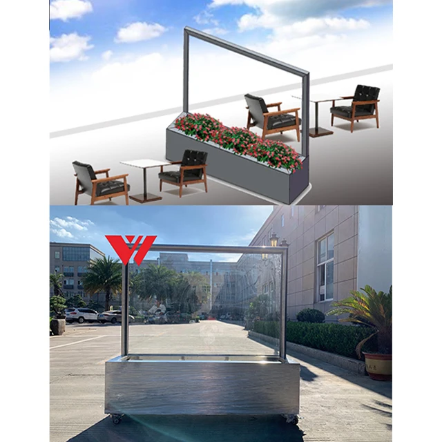 outdoor cafe barriers