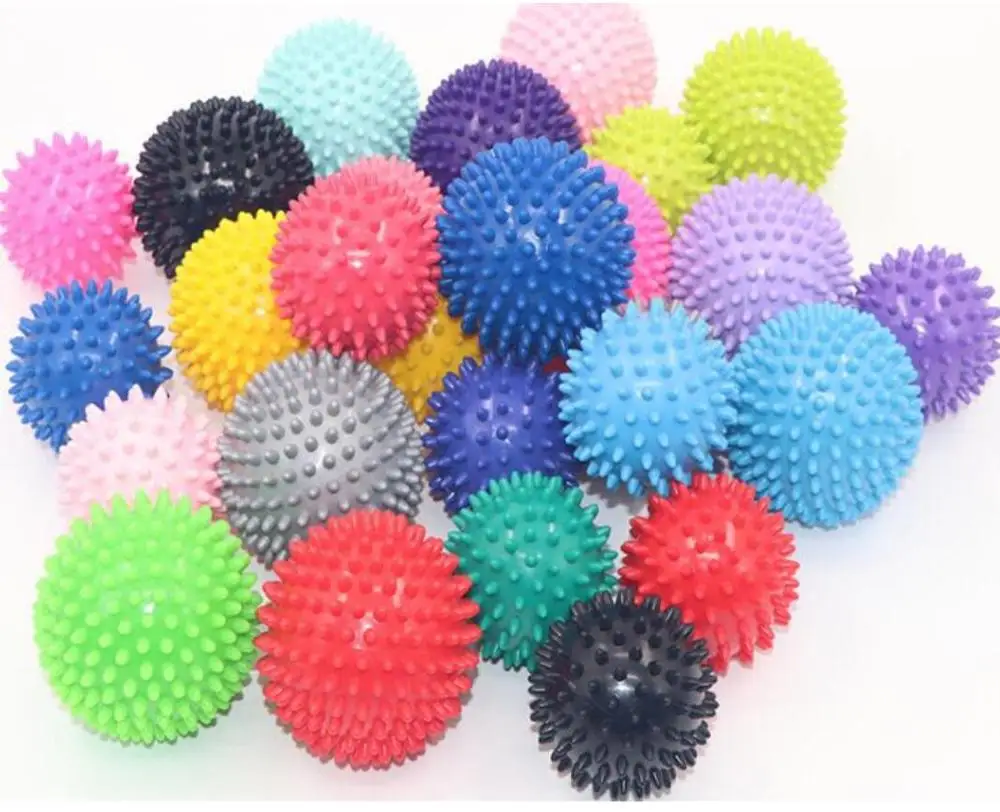 

Wholesale PVC spikey back massage spiky ball / rubber silicone massage ball, As page shows