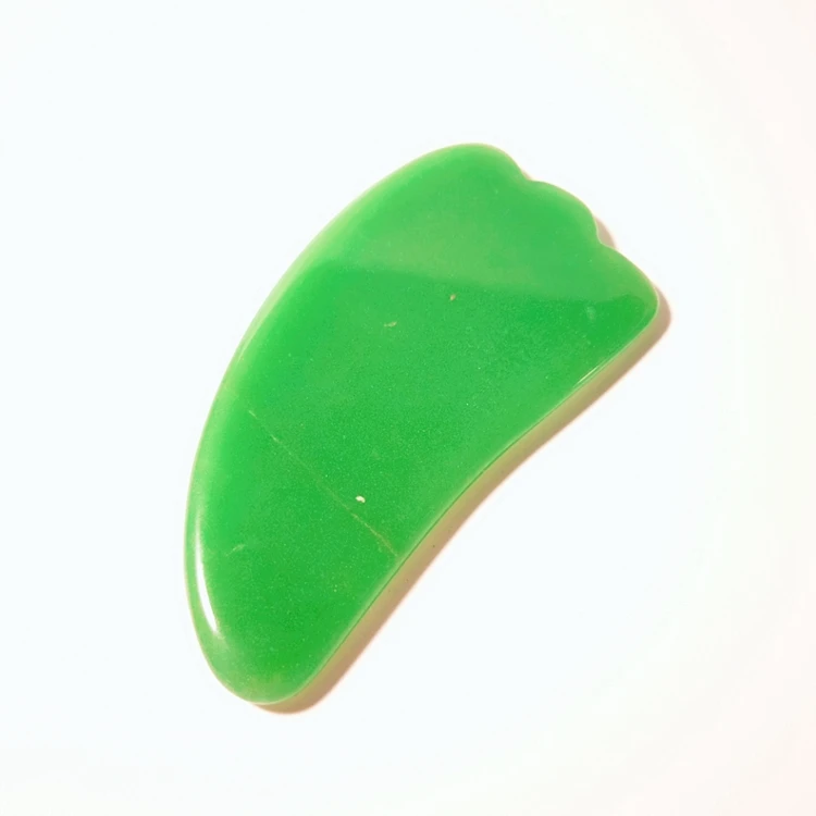 

2019 new arrival 100% natural green aventurine roller and green quartz facial roller and gua sha
