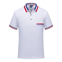 

Wholesale custom logo dry fit 100% cotton mens white polo t shirt with custom printed logo