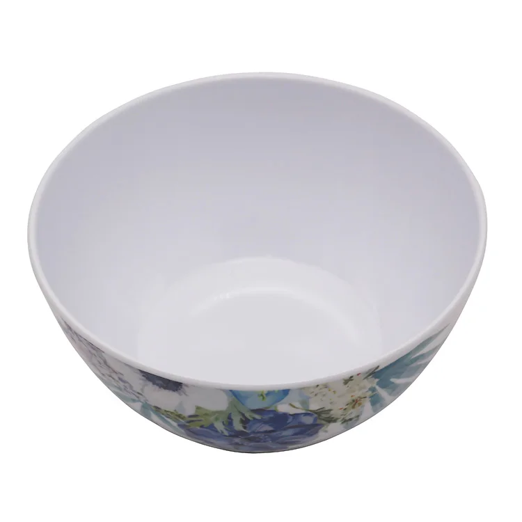 

Wholesale 6 Inches Fruit Salad Noodle Bake Cereal Melamine Plastic Serving Mixing Bowl, As picture