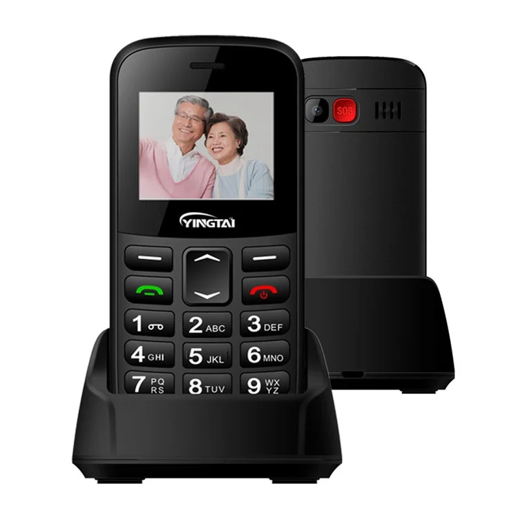 

YINGTAI 2G 1.77 inch Keypad talking Cell phone Senior mobile phone SOS Dual SIM big sound for elderly