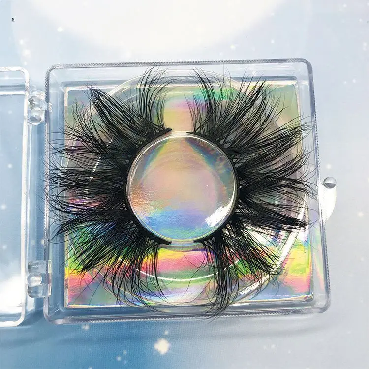 

100% Cruelty Free 3d Mink Lashes Wholesale Full Strip Eyelash Handmade Natural Long Lashes Vendor, Natural black or colorful