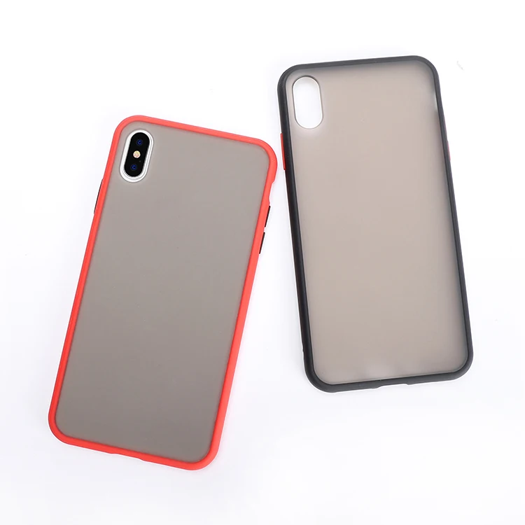 Joyifun 1Mm Ultra Thin Tpu Accessory Clear Tpu Pc Black Slim Phone Case For Iphone X Case Logo Cut