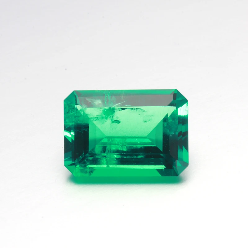 

Starsgem wholesale octagon emerald cut loose gemstone lab emerald