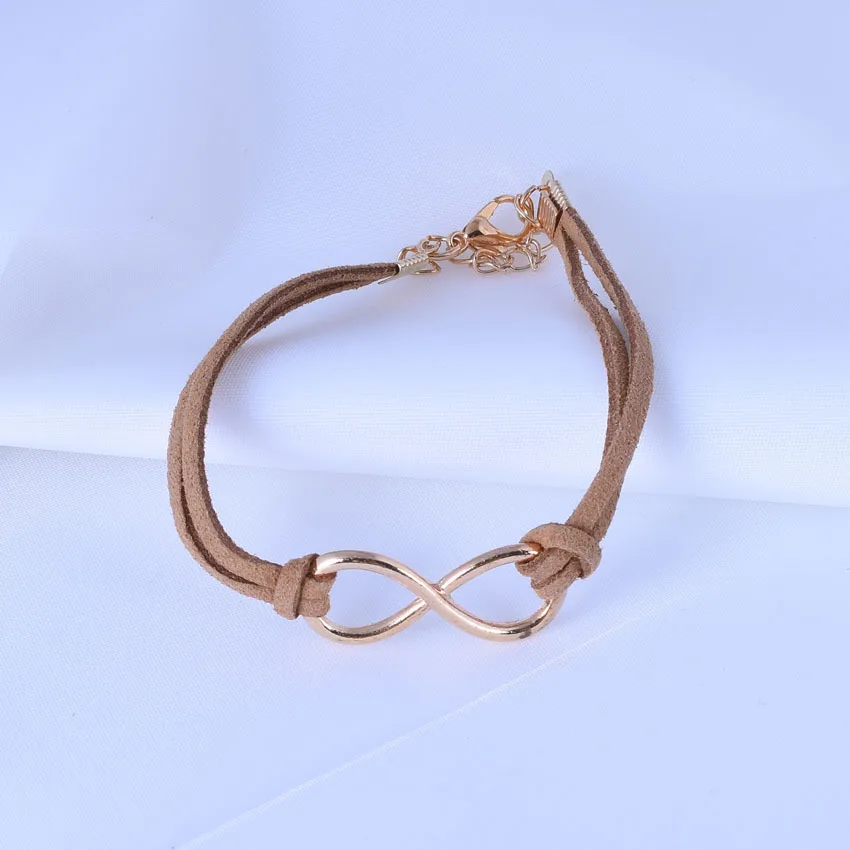 

Wholesale cheap infinity bracelet leather infinity bracelet